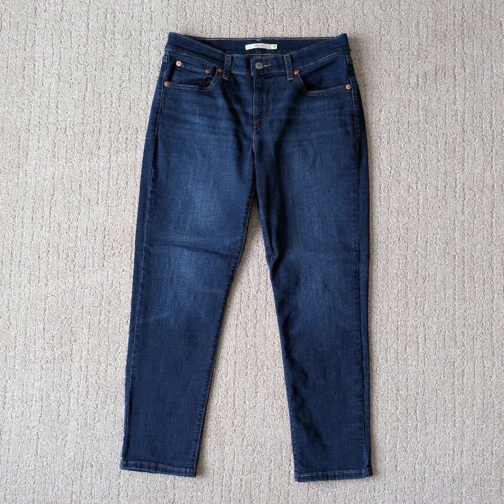 Levi's Women's Relaxed Boyfriend Tapered-Leg Jeans Denim Size 28